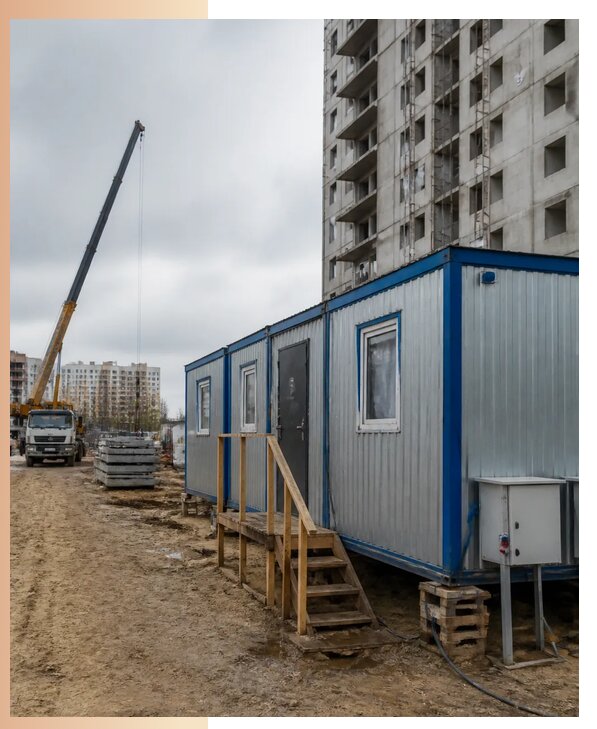 Аренда строительных вагончиков для рабочих в Сорочинске